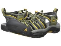 UK Keen Comfort Sandals for Men - Newport H2 - Burnt Olive/Golden Yellow Online